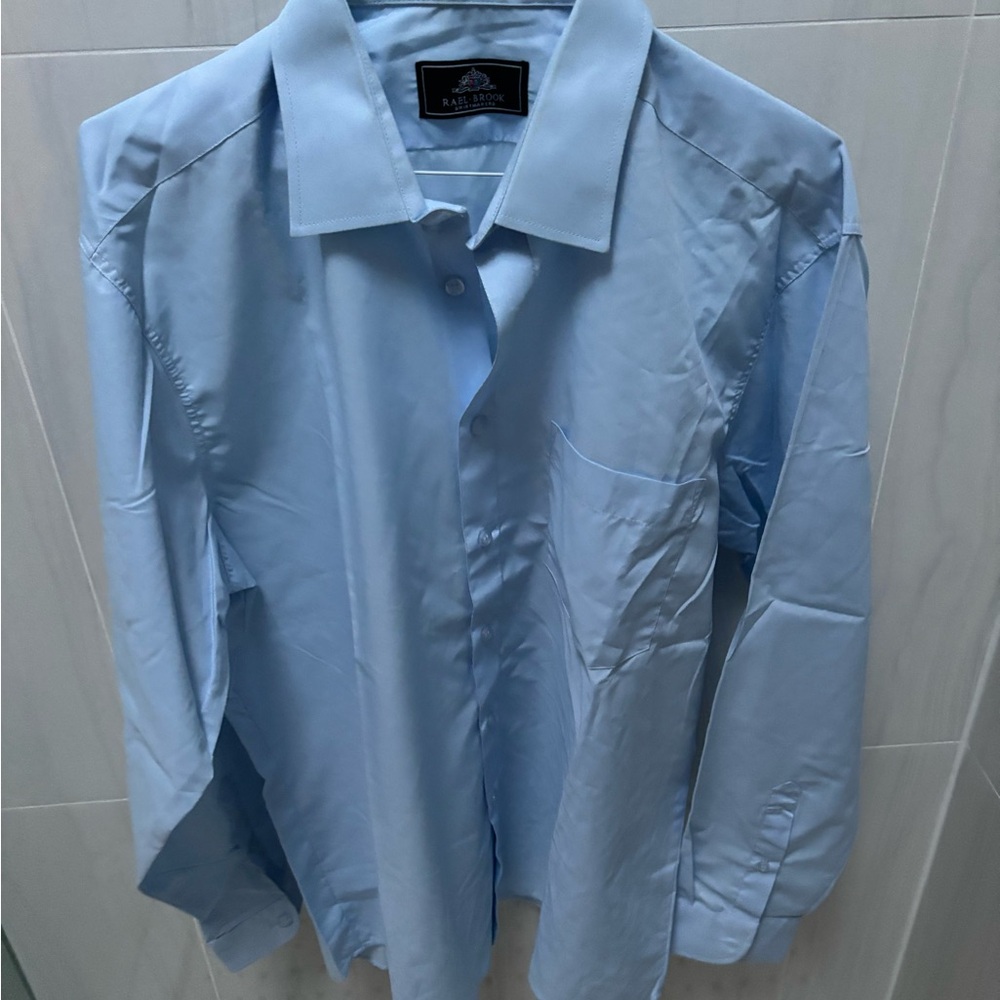 Pale blue men’s dress shirt